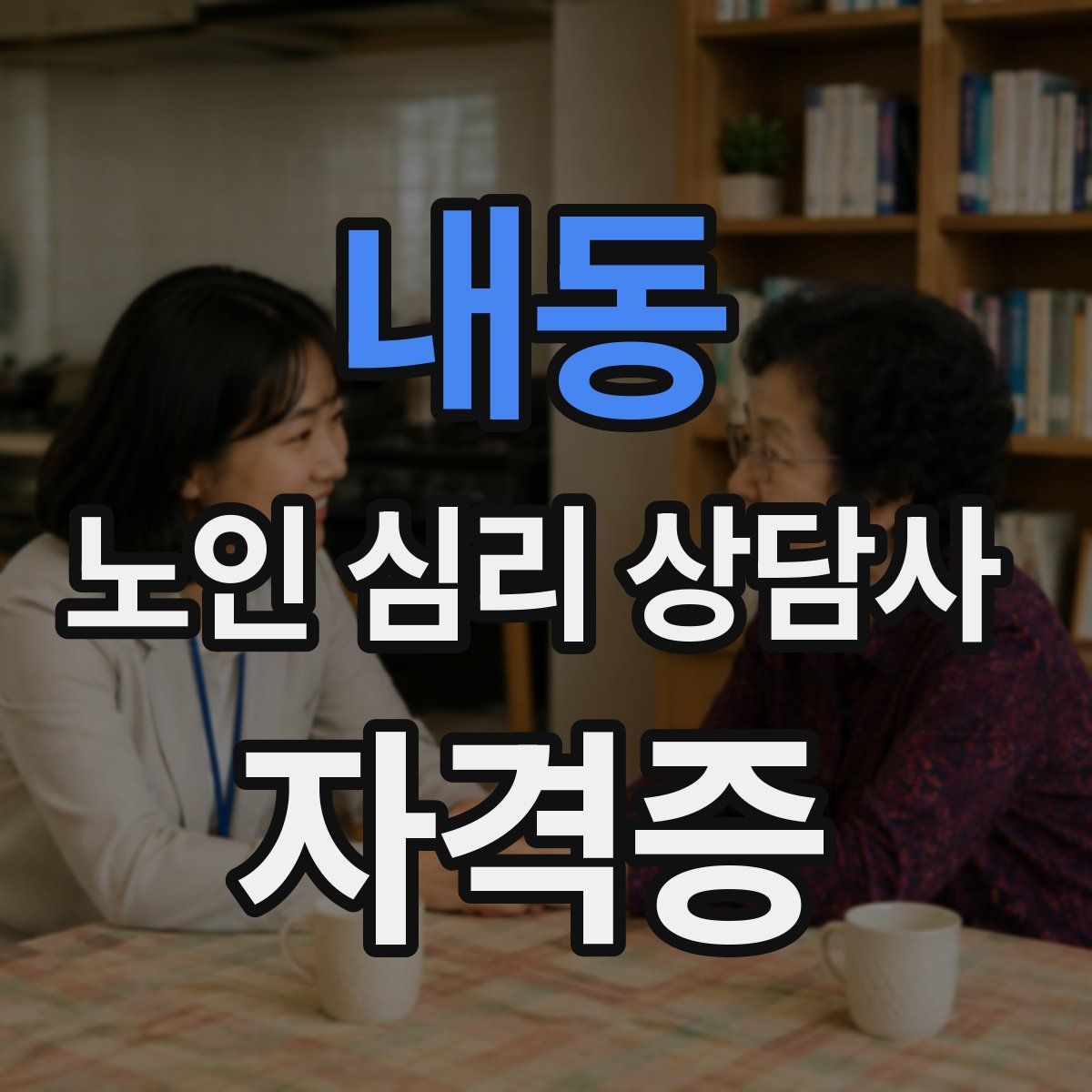 내동 노인 심리 상담사 자격증