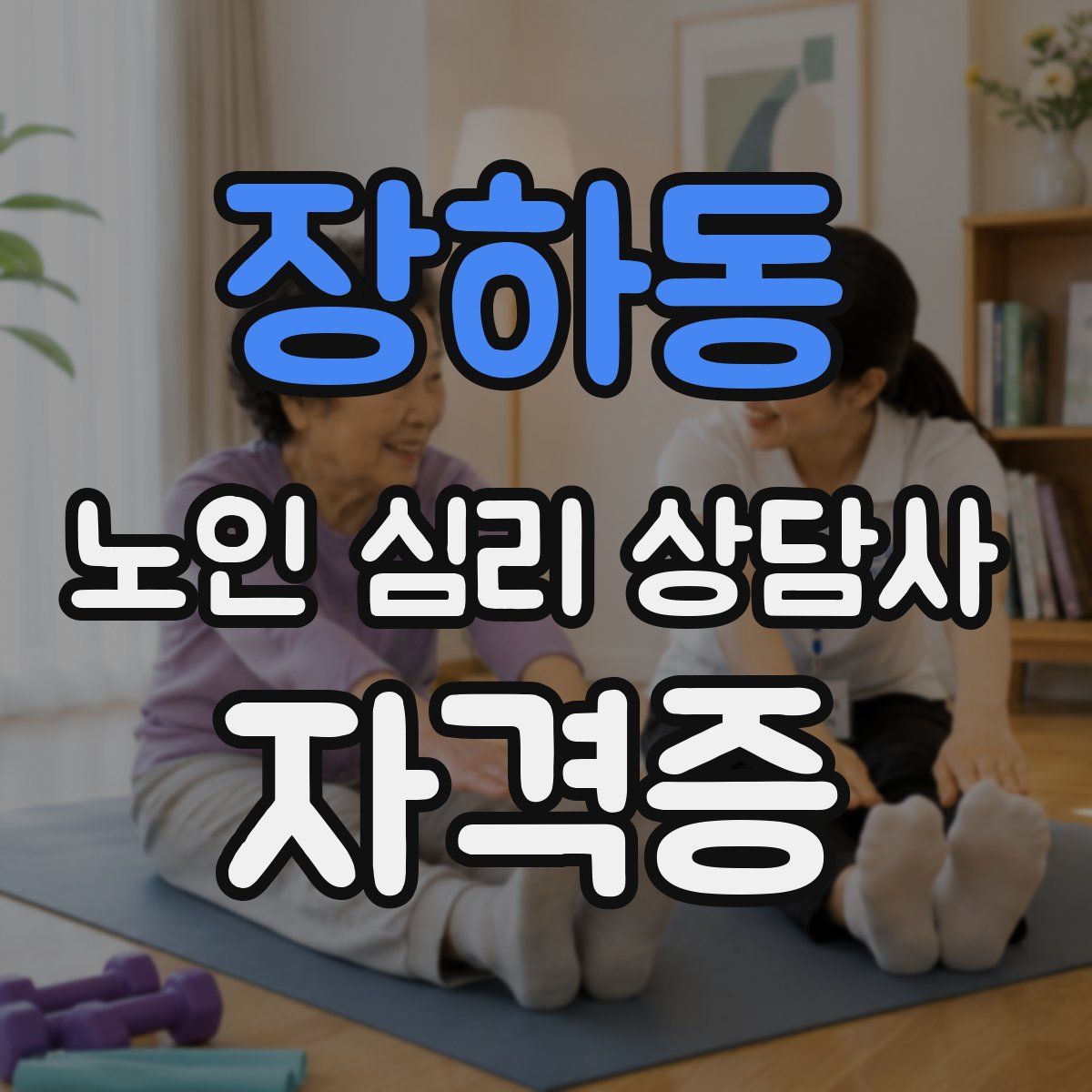 장하동 노인 심리 상담사 자격증