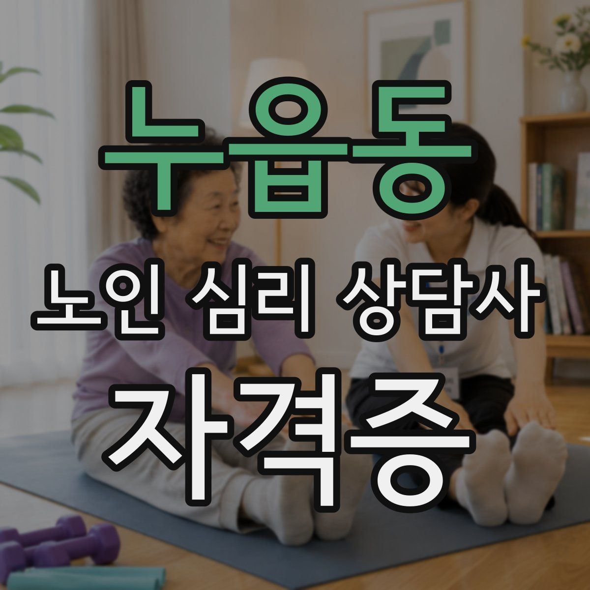 누읍동 노인 심리 상담사 자격증