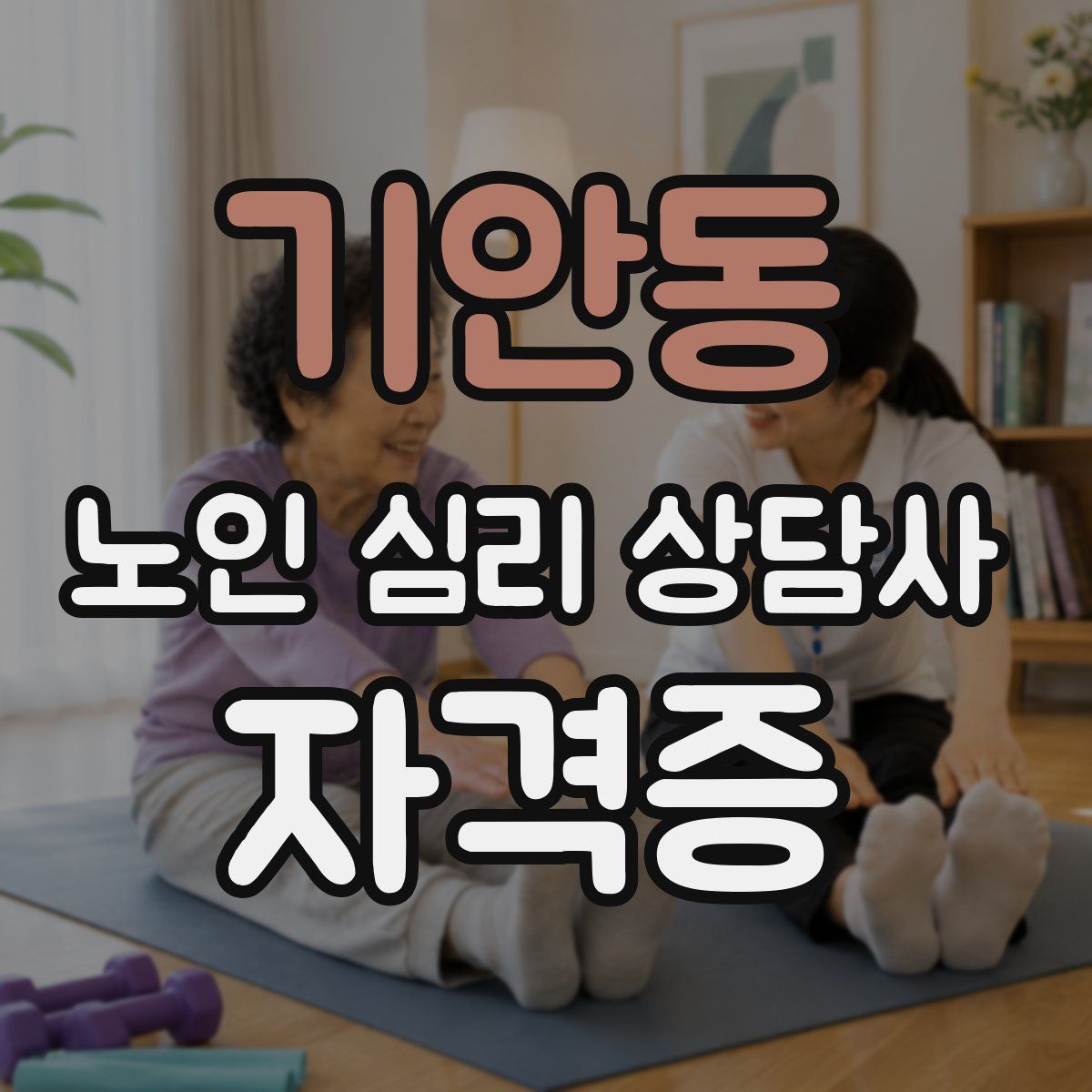 기안동 노인 심리 상담사 자격증