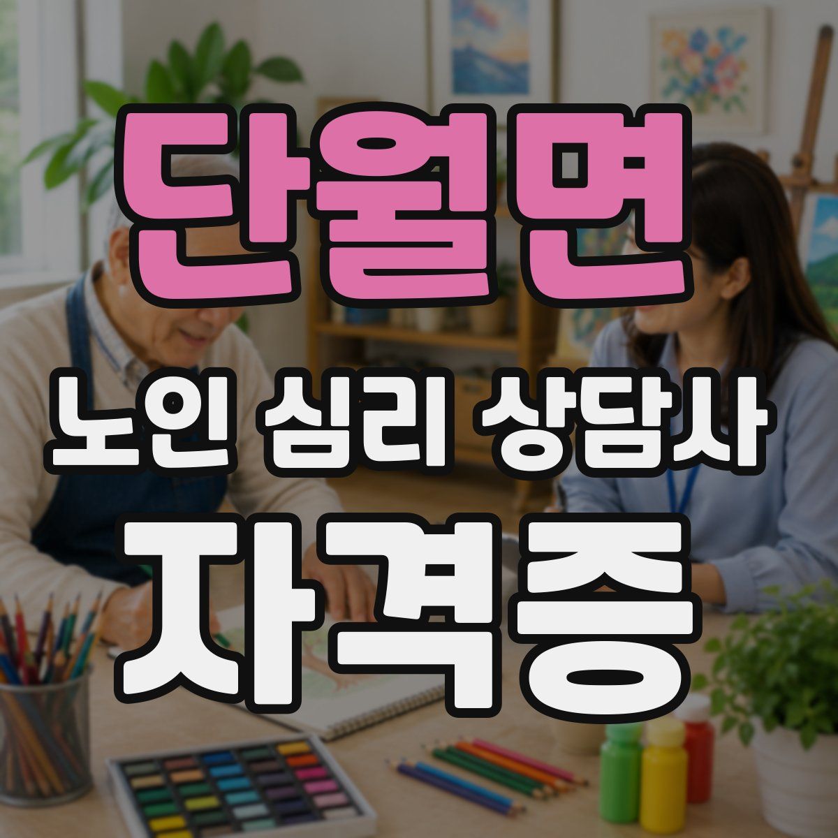 단월면 노인 심리 상담사 자격증