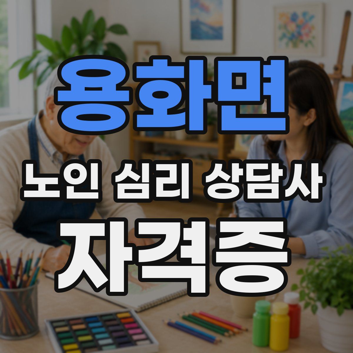 용화면 노인 심리 상담사 자격증