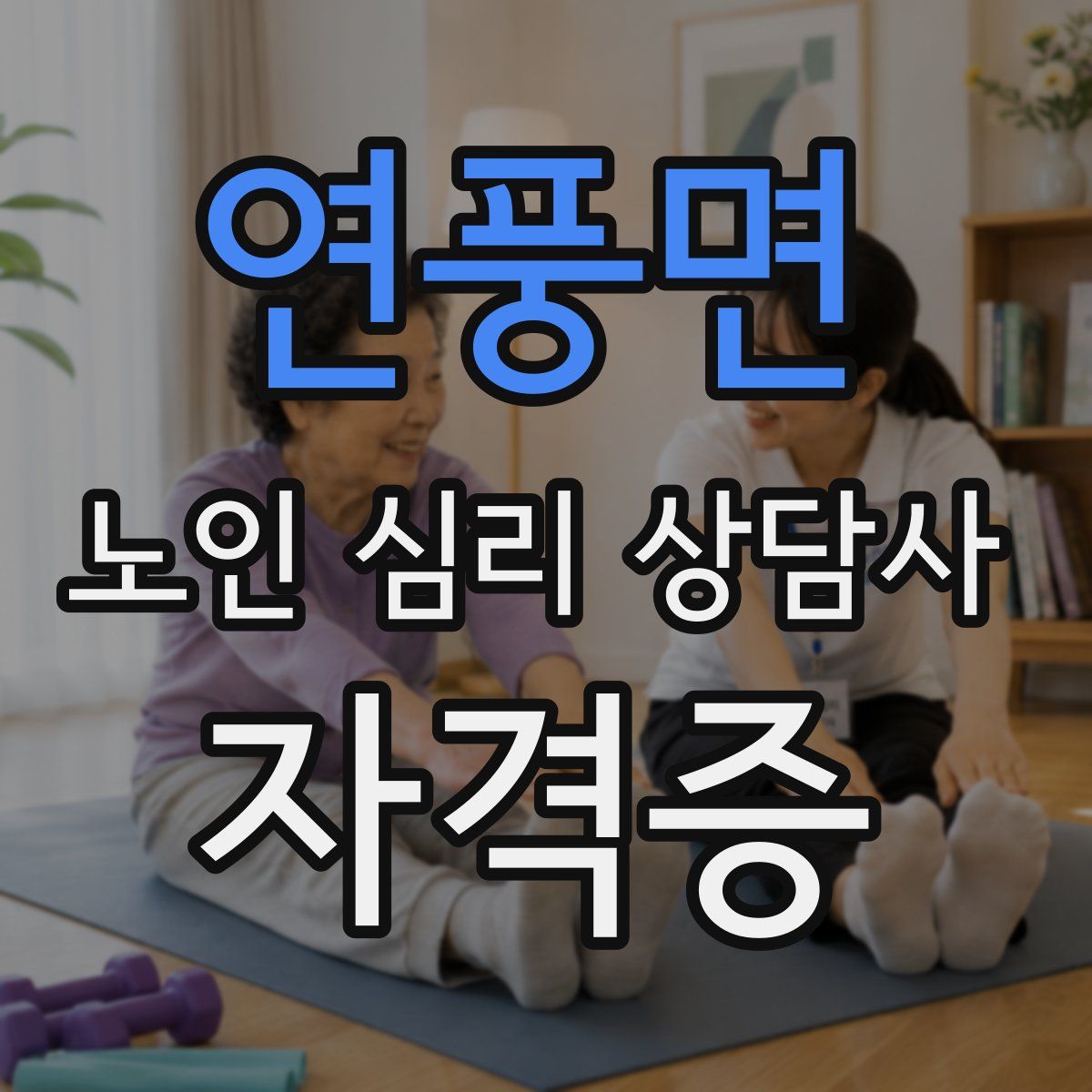 연풍면 노인 심리 상담사 자격증