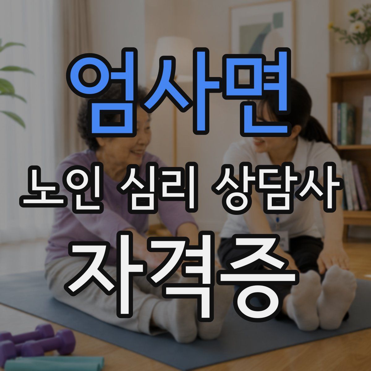 엄사면 노인 심리 상담사 자격증