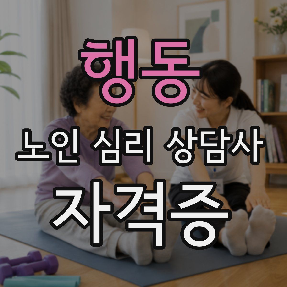 행동 노인 심리 상담사 자격증