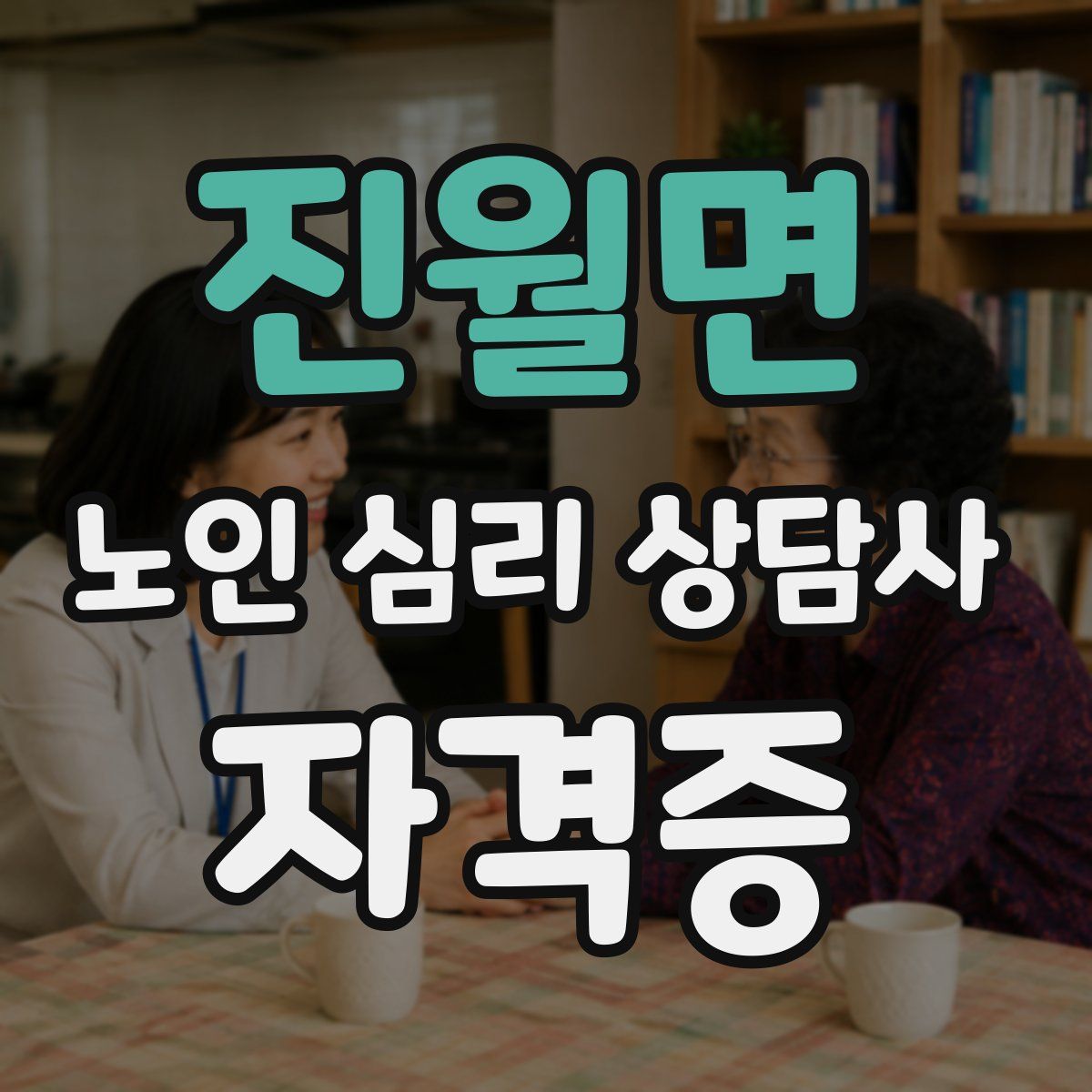 진월면 노인 심리 상담사 자격증
