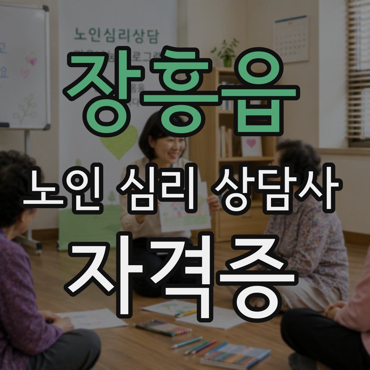 장흥읍 노인 심리 상담사 자격증