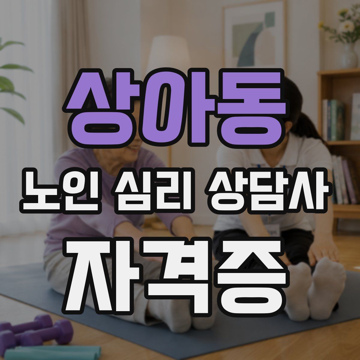 상아동 노인 심리 상담사 자격증