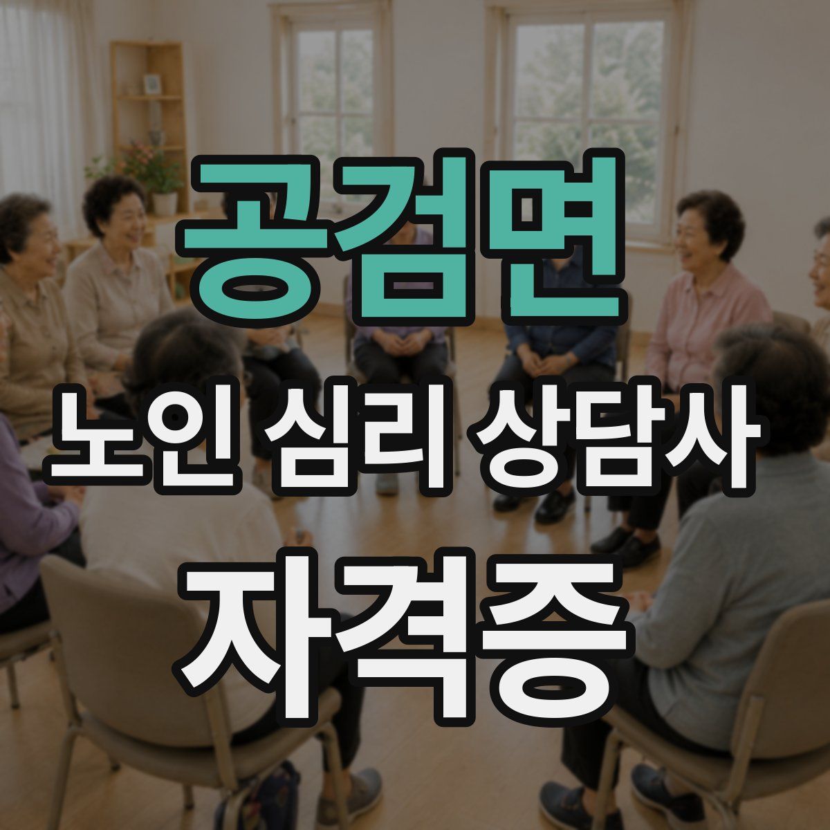 공검면 노인 심리 상담사 자격증