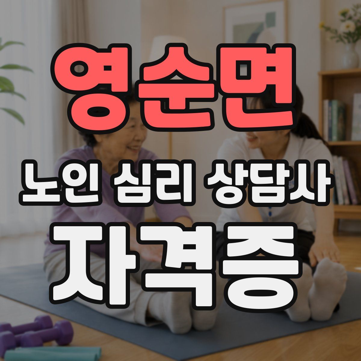 영순면 노인 심리 상담사 자격증