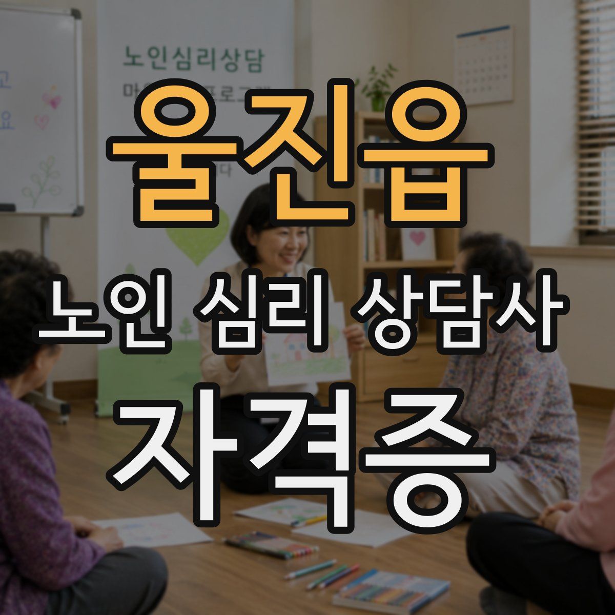 울진읍 노인 심리 상담사 자격증