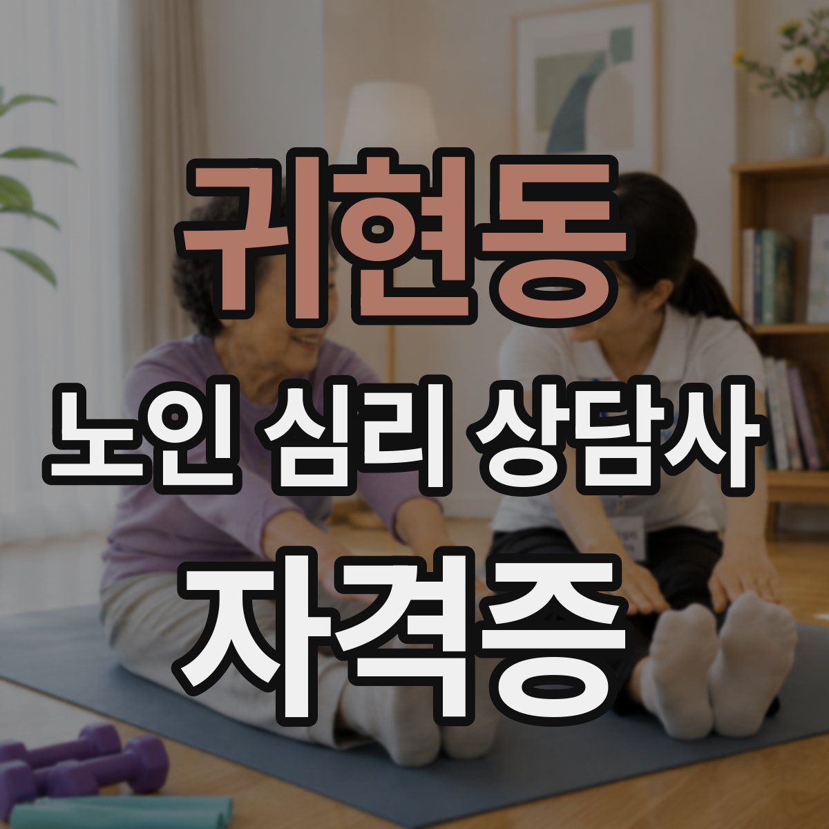 귀현동 노인 심리 상담사 자격증