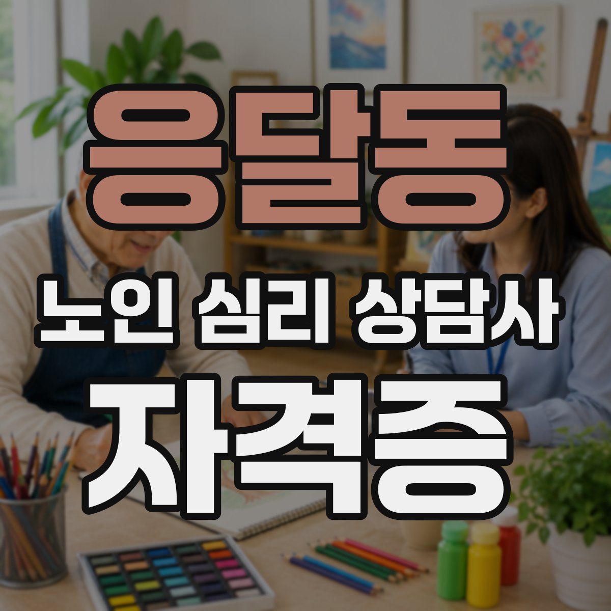 응달동 노인 심리 상담사 자격증