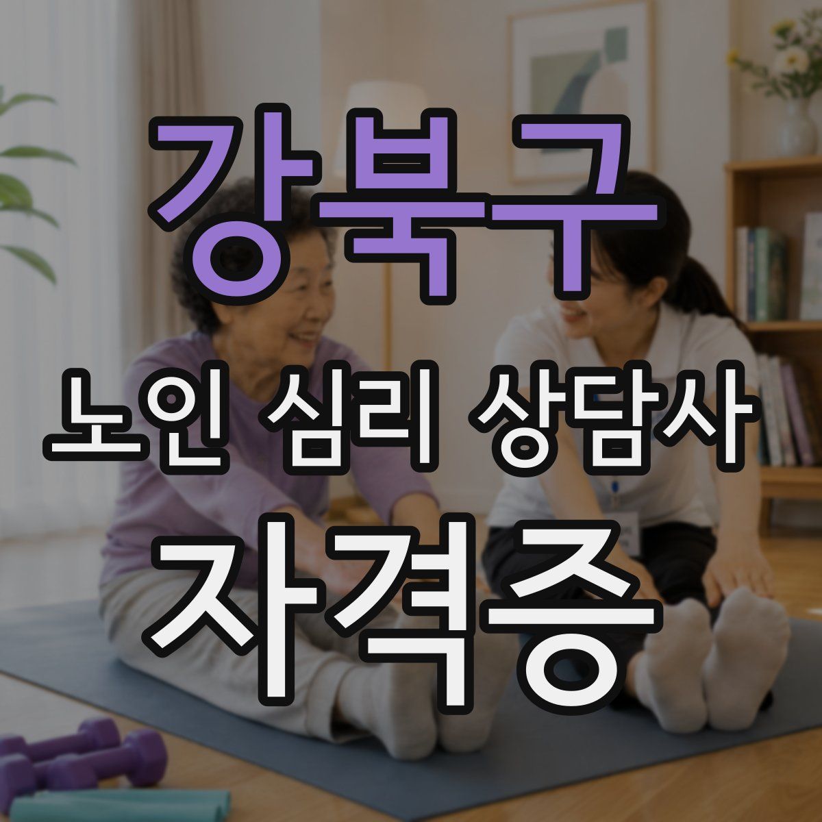 강북구 노인 심리 상담사 자격증