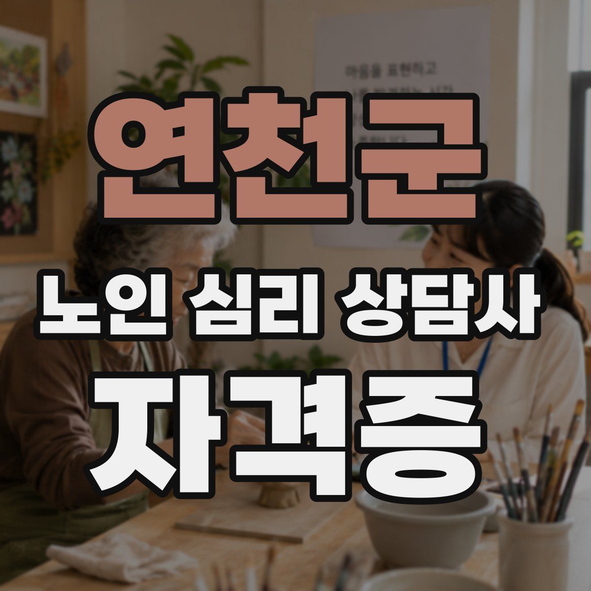 연천군 노인 심리 상담사 자격증