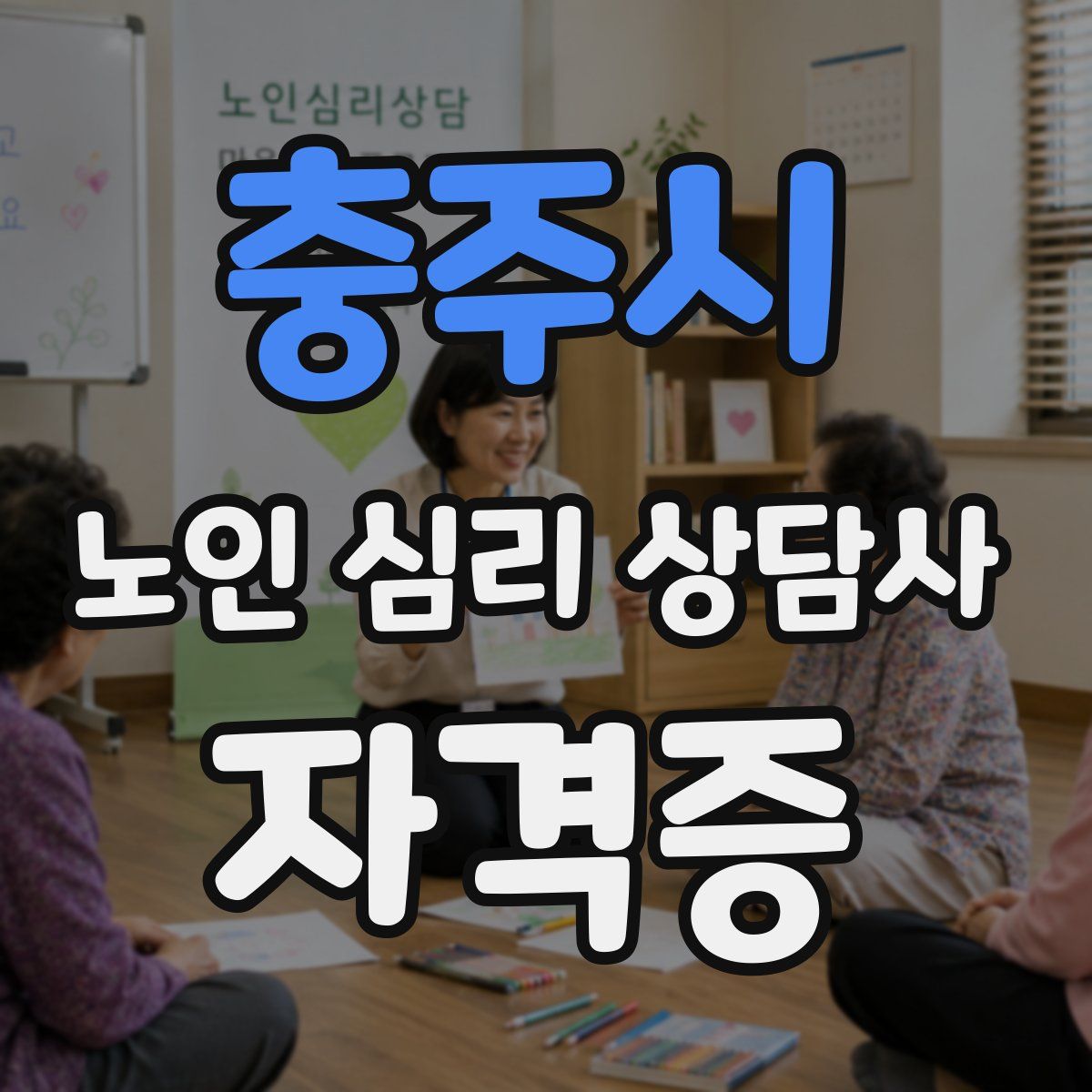 충주시 노인 심리 상담사 자격증