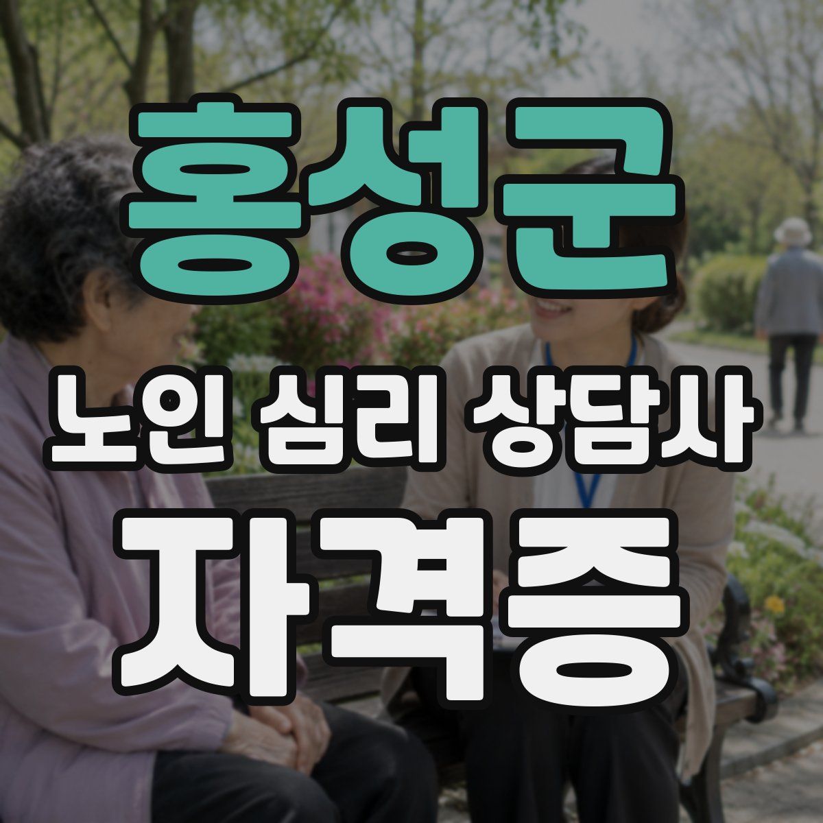 홍성군 노인 심리 상담사 자격증