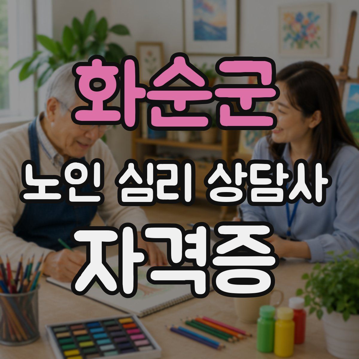 화순군 노인 심리 상담사 자격증