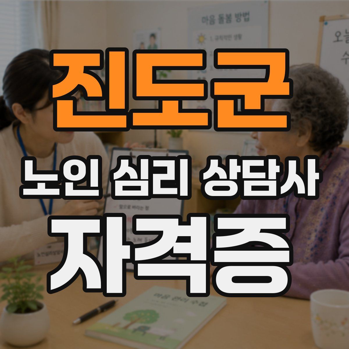 진도군 노인 심리 상담사 자격증