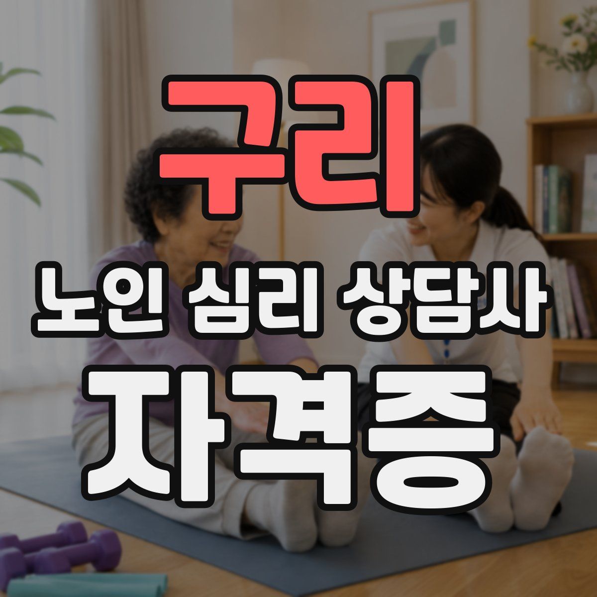 구리 노인 심리 상담사 자격증