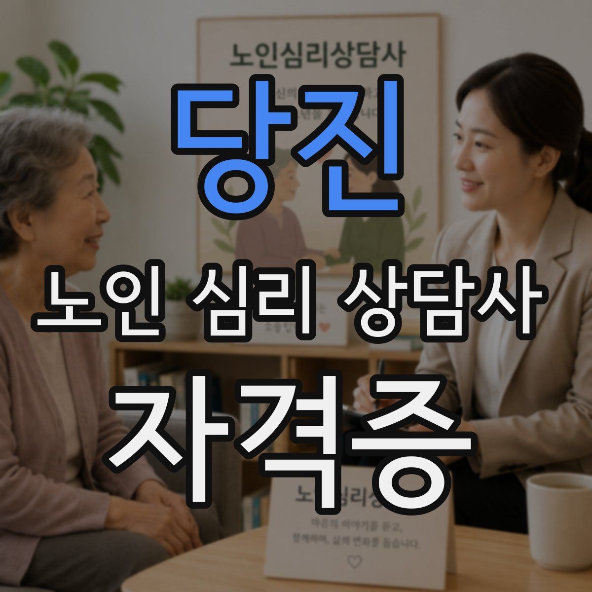 당진 노인 심리 상담사 자격증