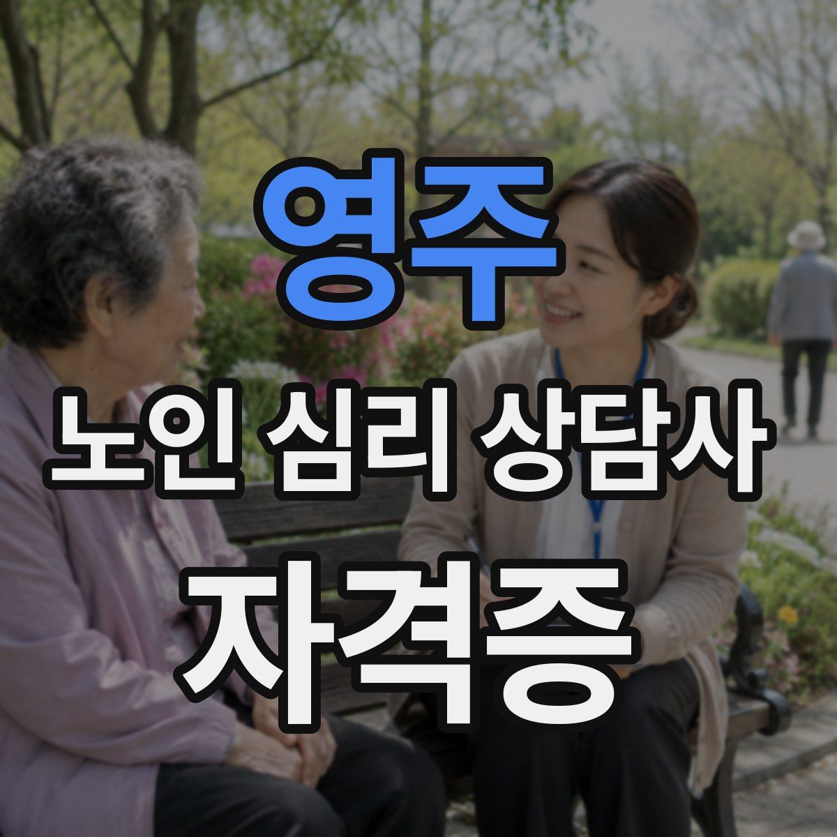 영주 노인 심리 상담사 자격증