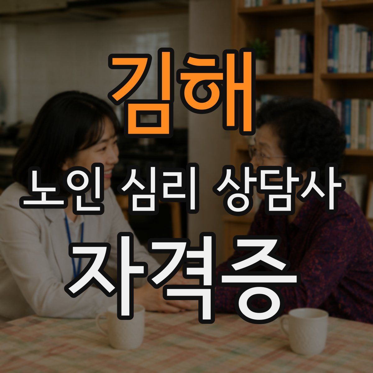 김해 노인 심리 상담사 자격증