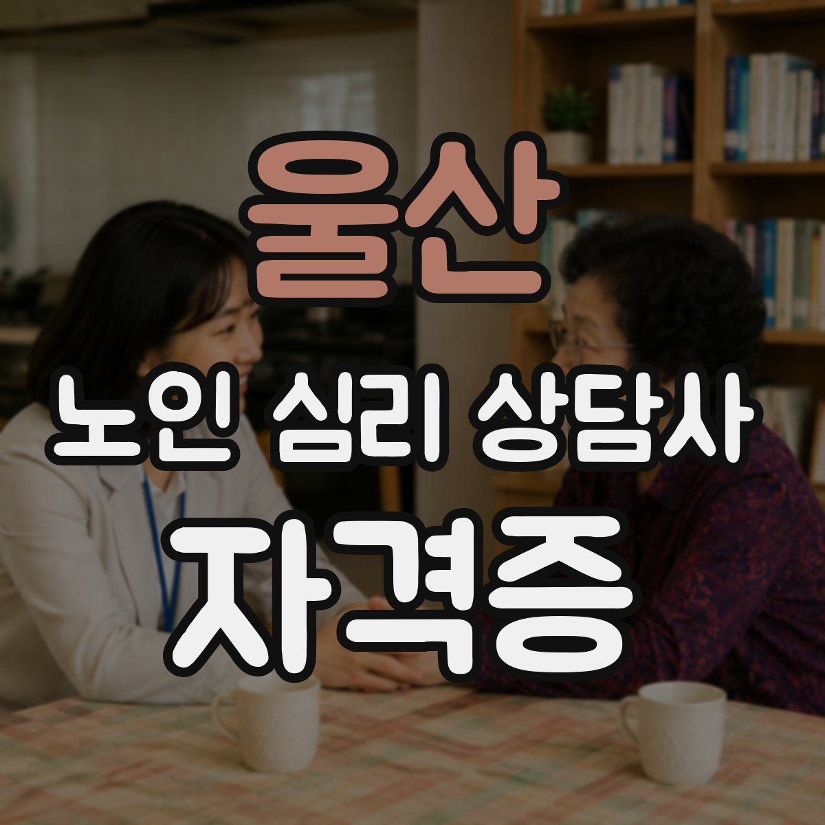 울산 노인 심리 상담사 자격증