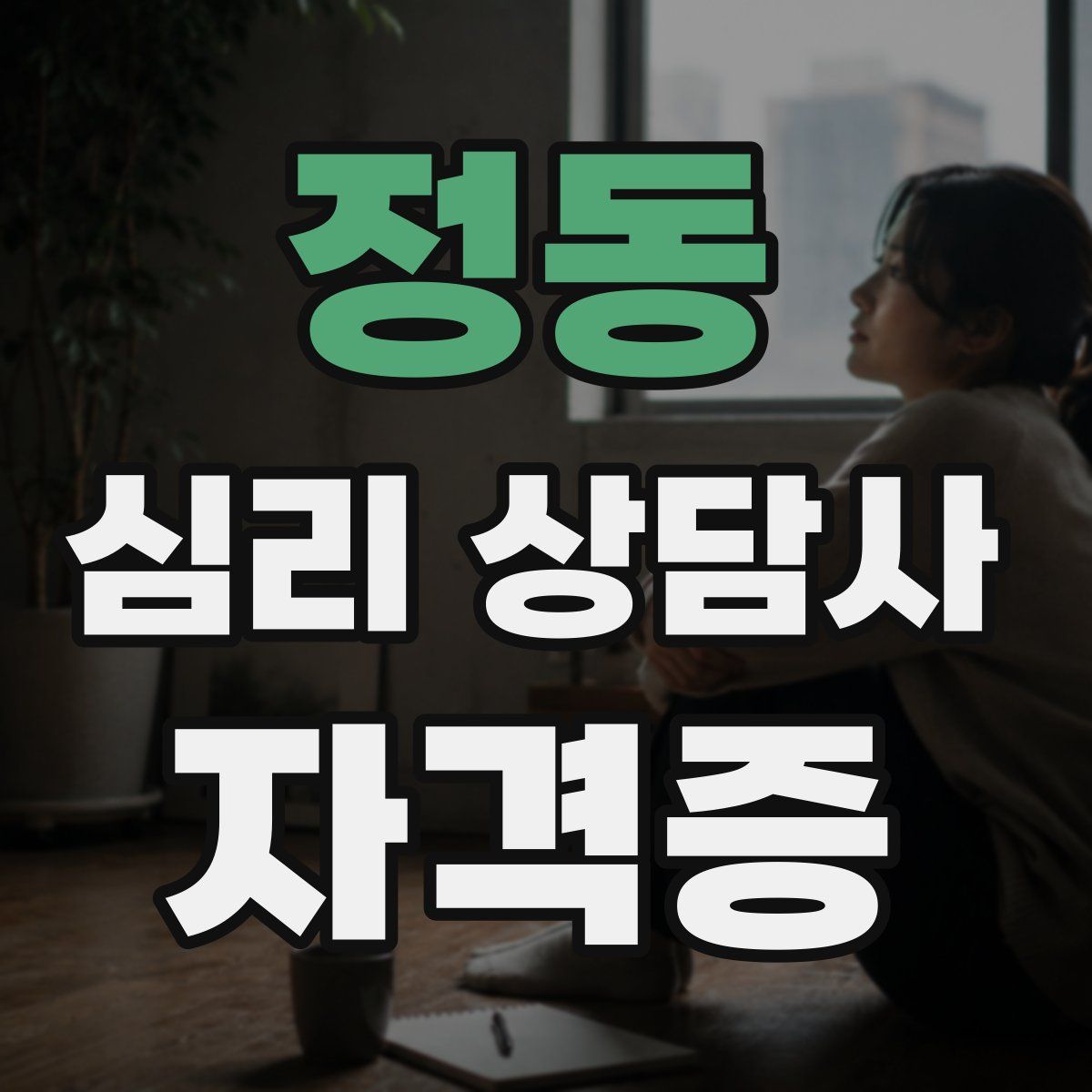 정동 심리 상담사 자격증