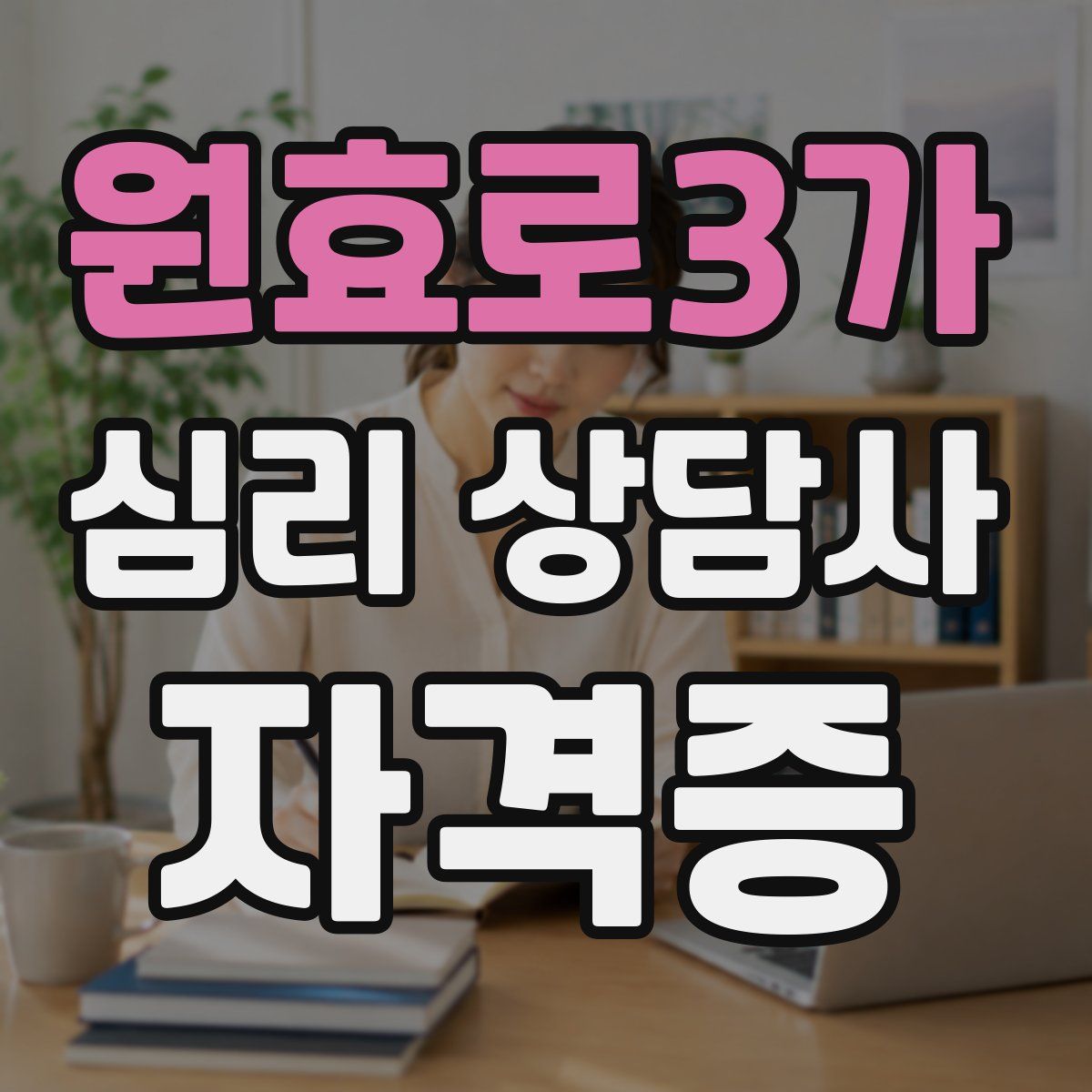 원효로3가 심리 상담사 자격증