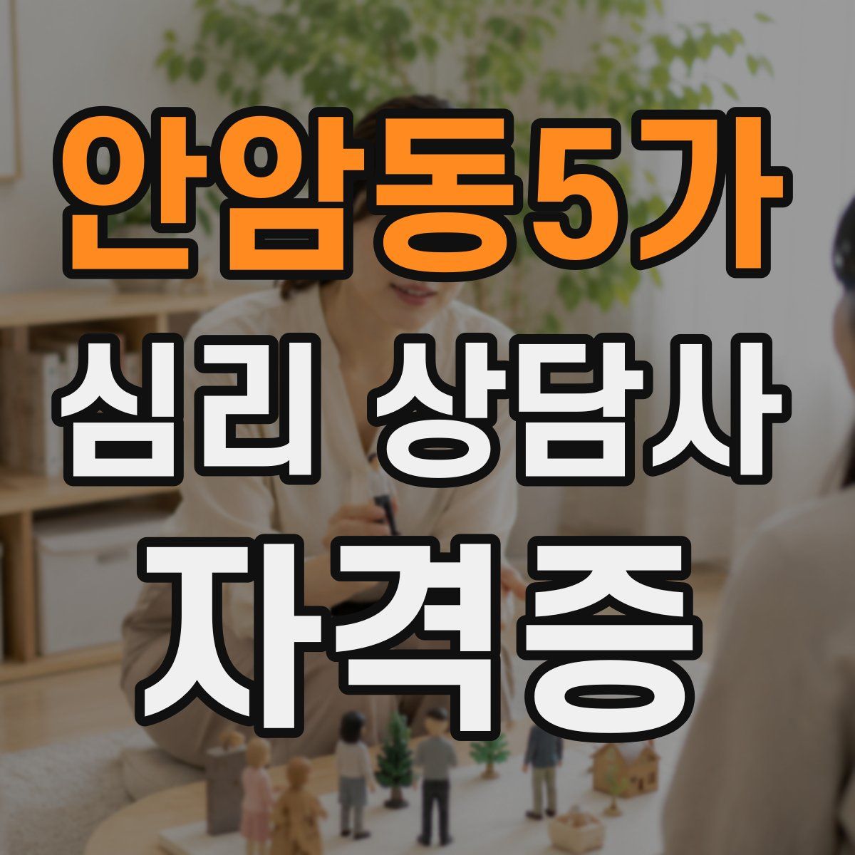 안암동5가 심리 상담사 자격증