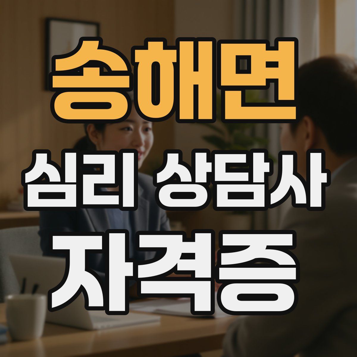 송해면 심리 상담사 자격증