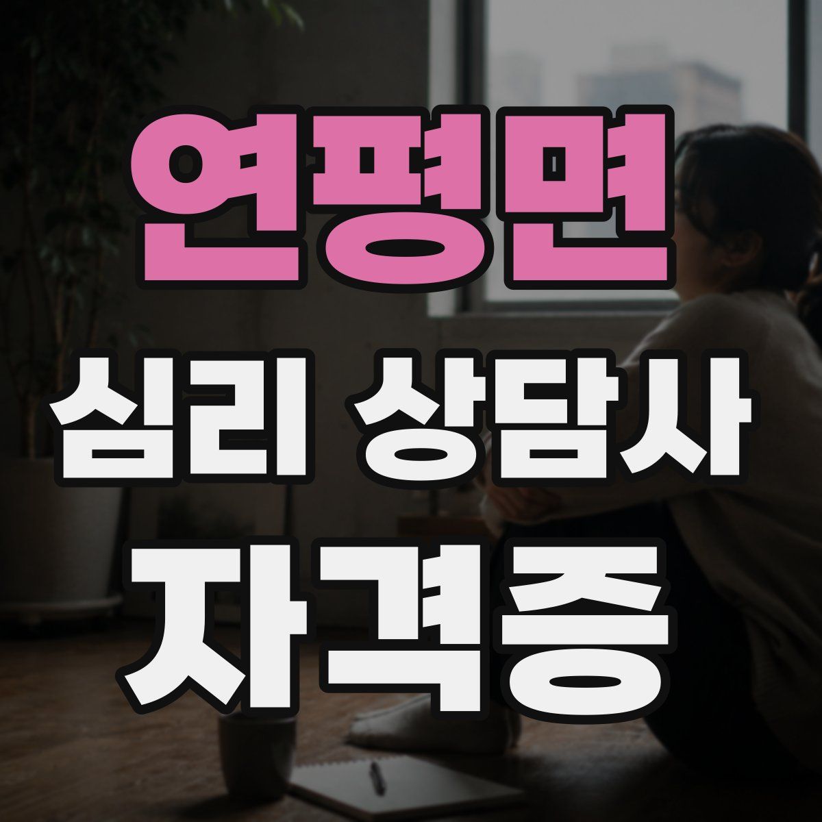 연평면 심리 상담사 자격증