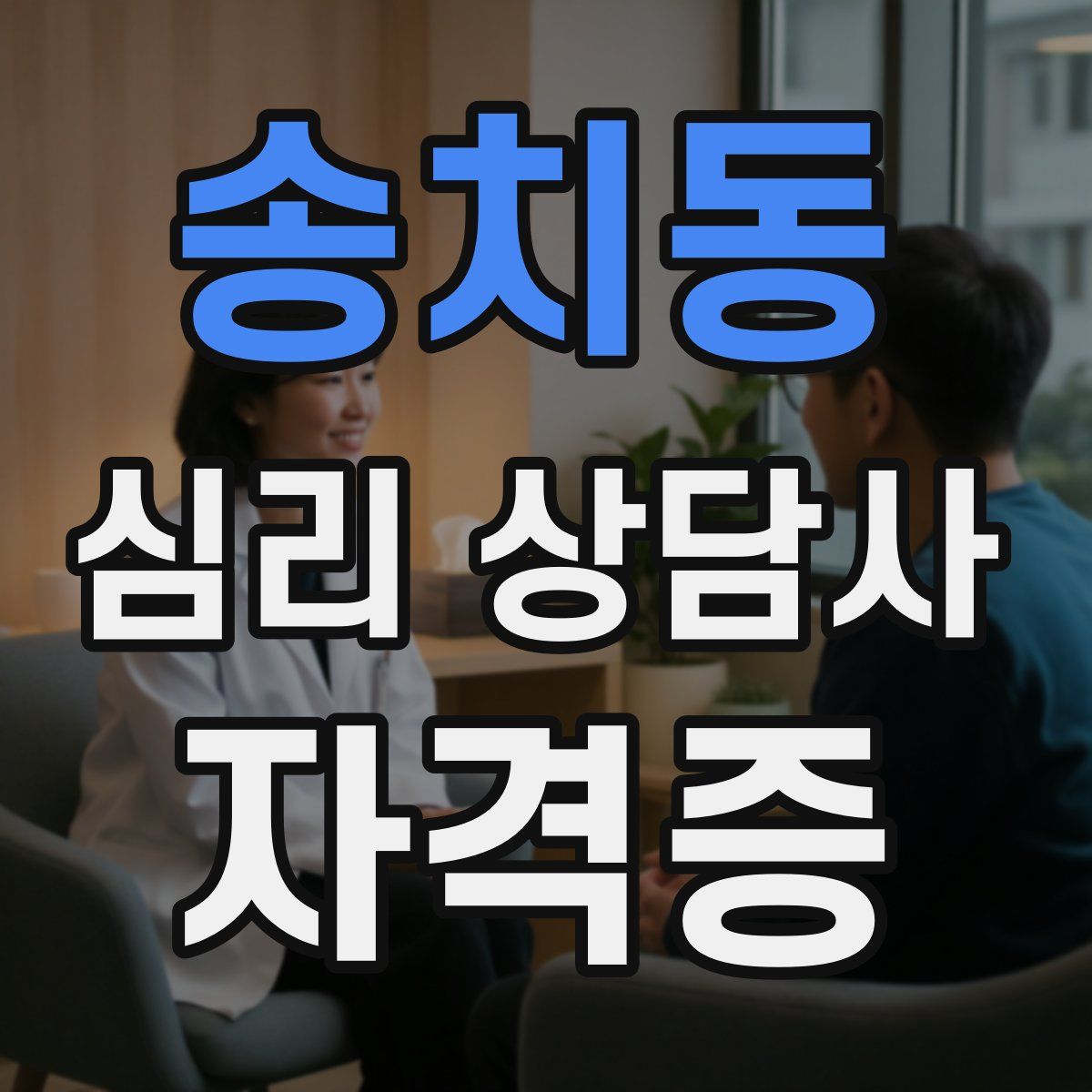 송치동 심리 상담사 자격증
