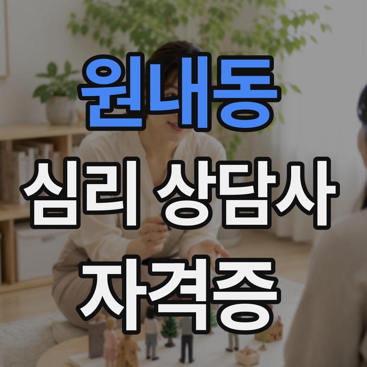 원내동 심리 상담사 자격증