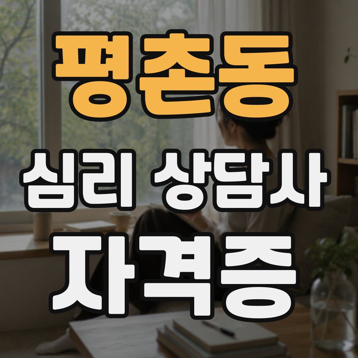 평촌동 심리 상담사 자격증