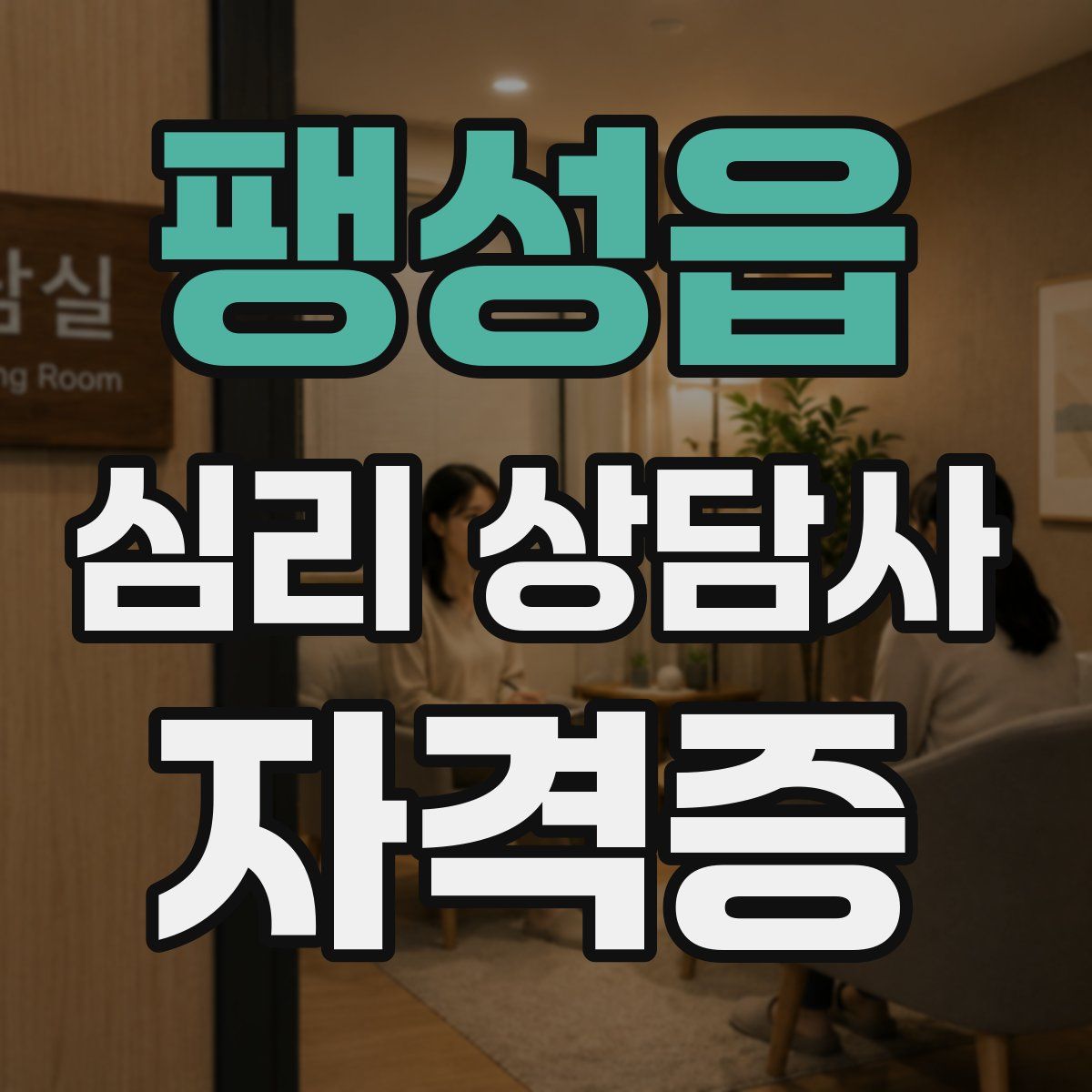 팽성읍 심리 상담사 자격증