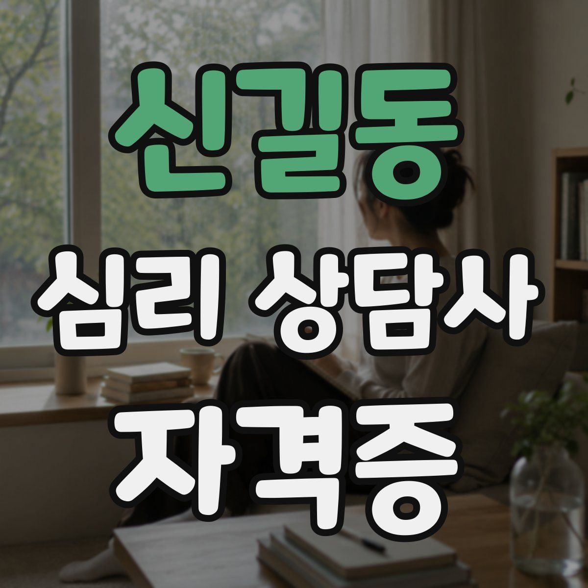 신길동 심리 상담사 자격증