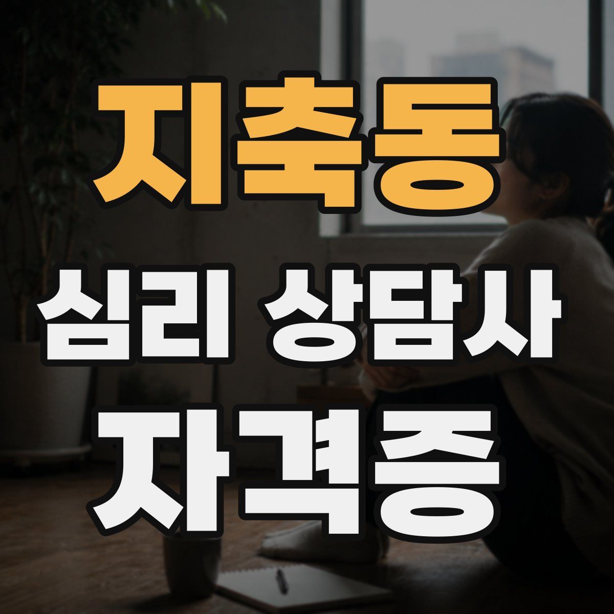 지축동 심리 상담사 자격증