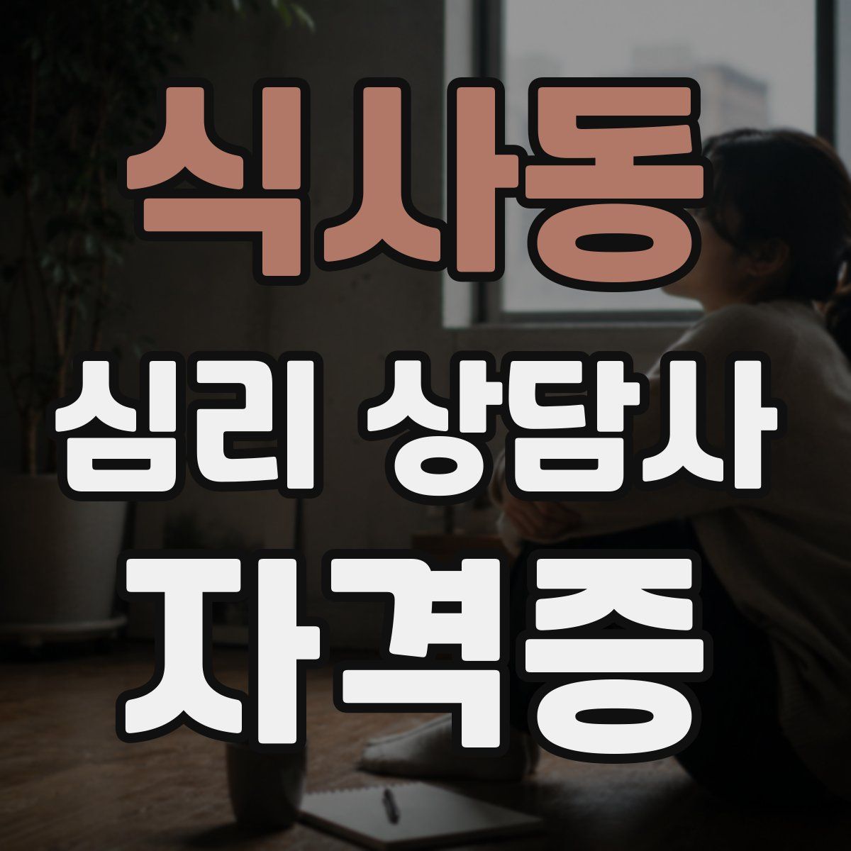 식사동 심리 상담사 자격증