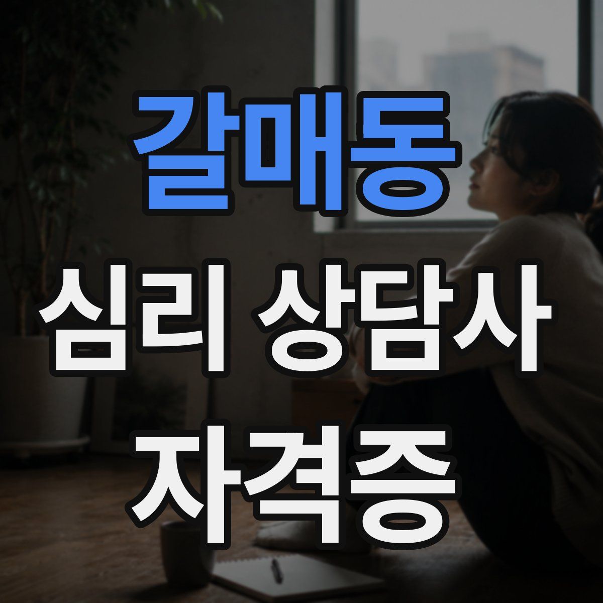 갈매동 심리 상담사 자격증