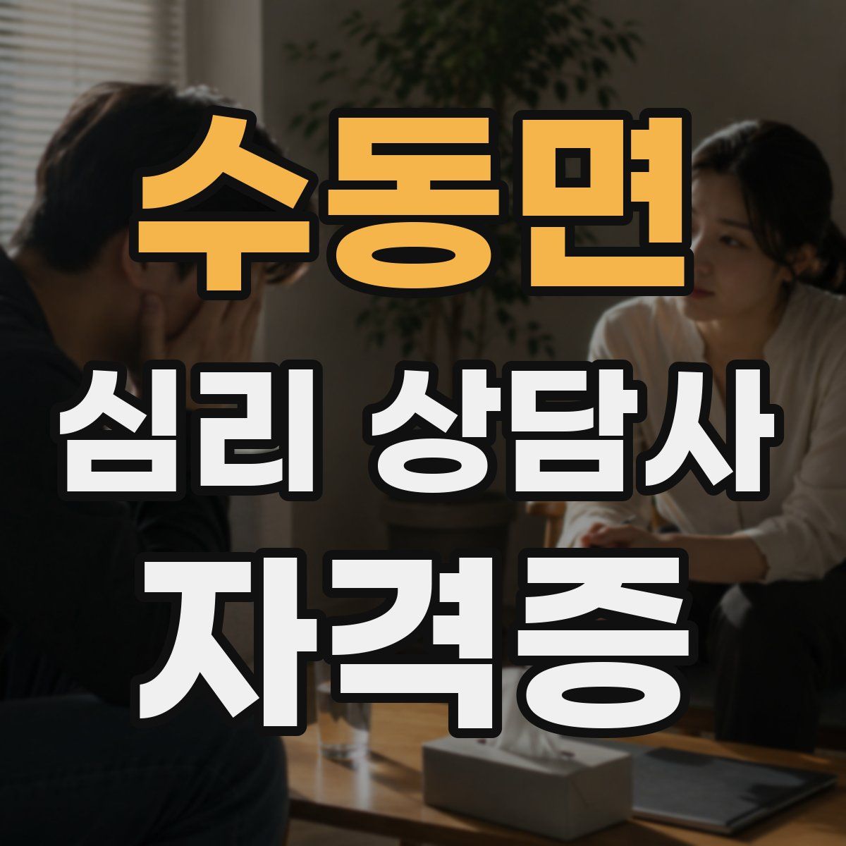 수동면 심리 상담사 자격증
