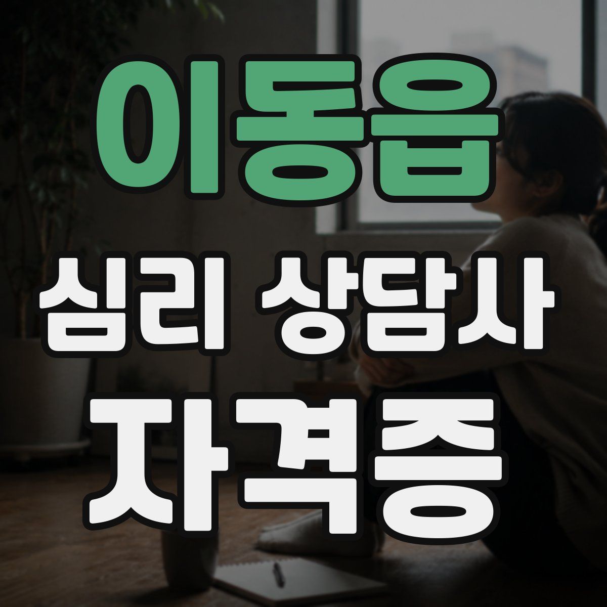 이동읍 심리 상담사 자격증