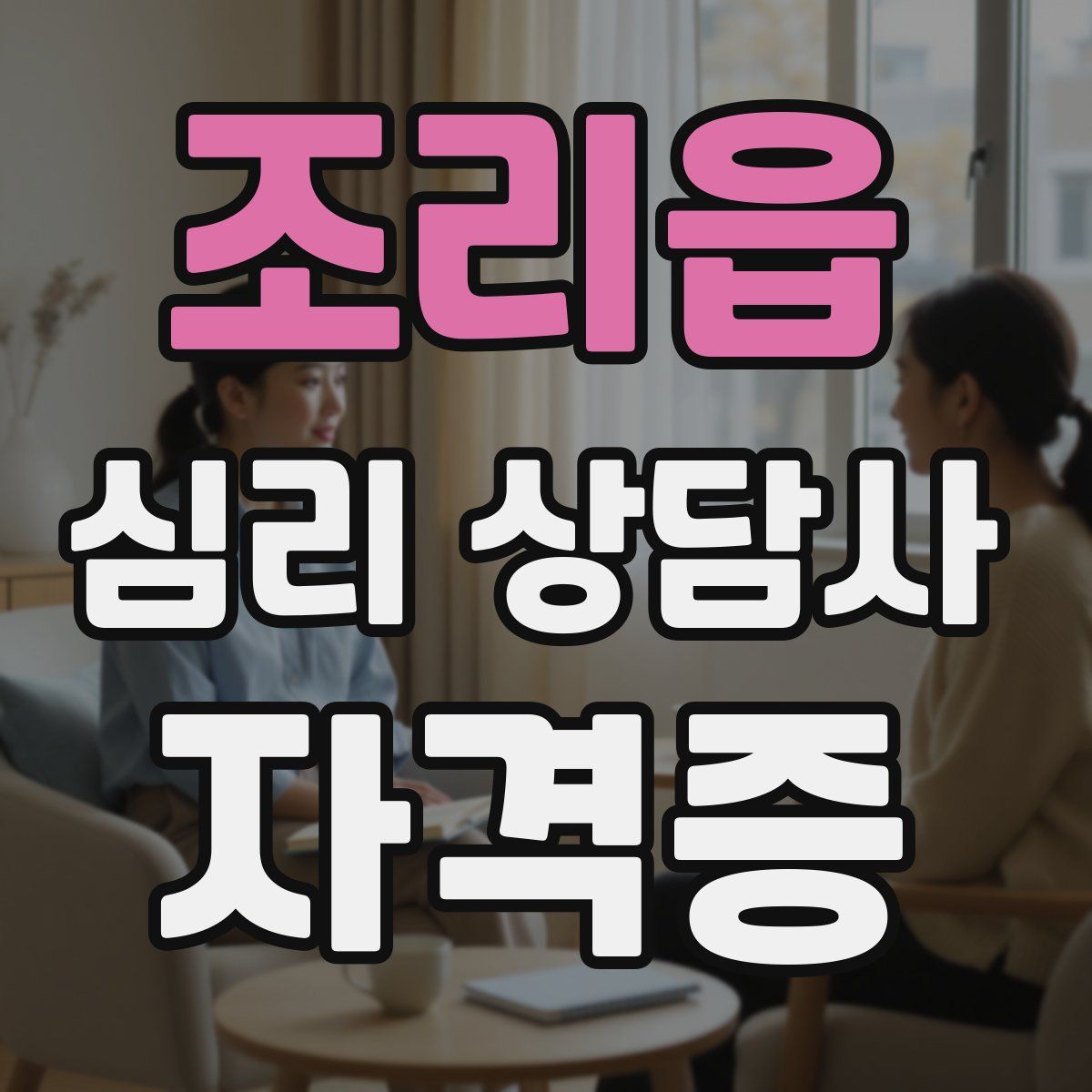 조리읍 심리 상담사 자격증