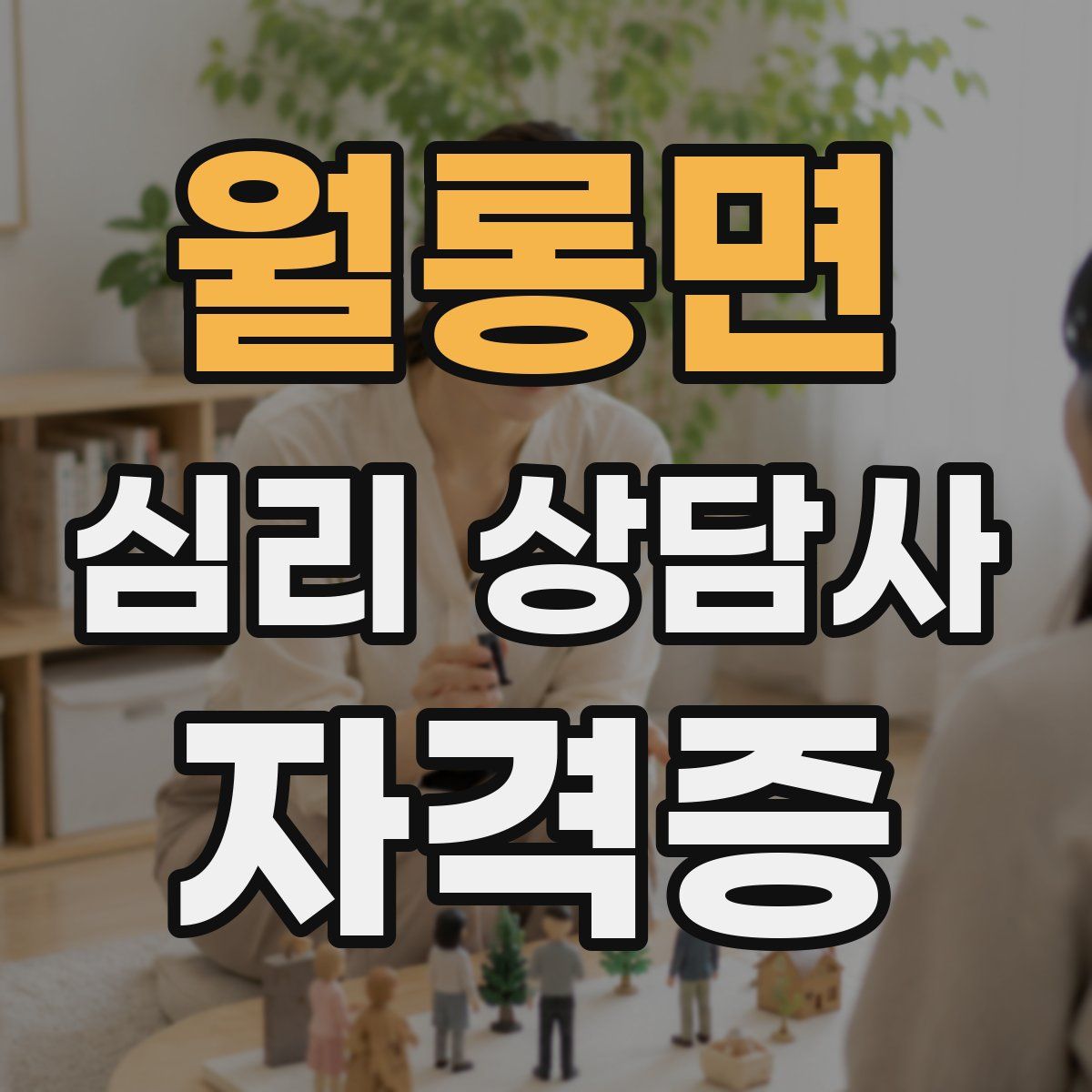 월롱면 심리 상담사 자격증
