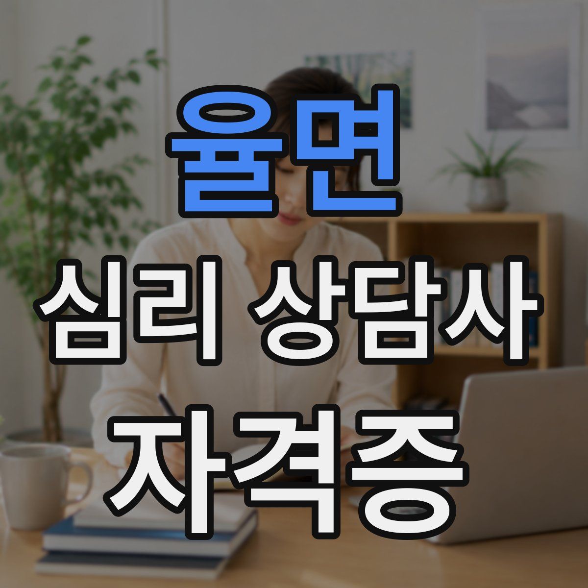 율면 심리 상담사 자격증