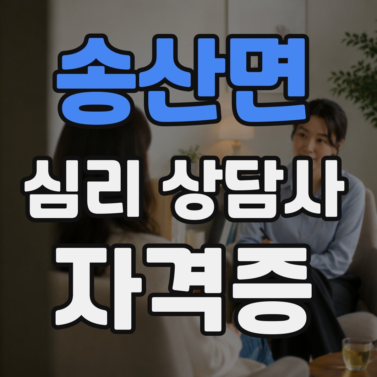 송산면 심리 상담사 자격증