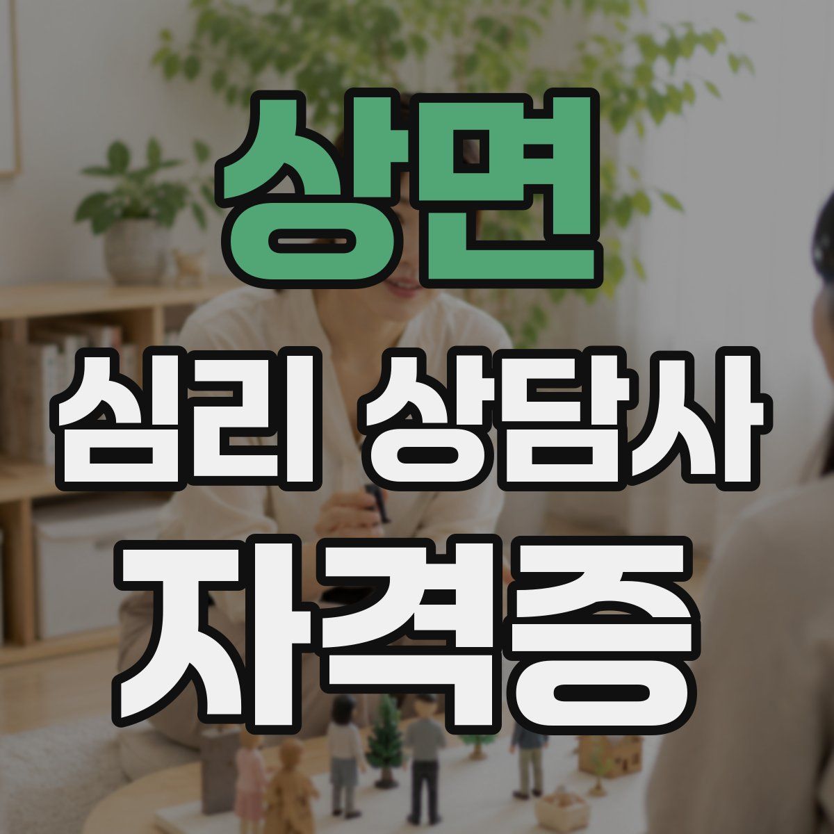 상면 심리 상담사 자격증
