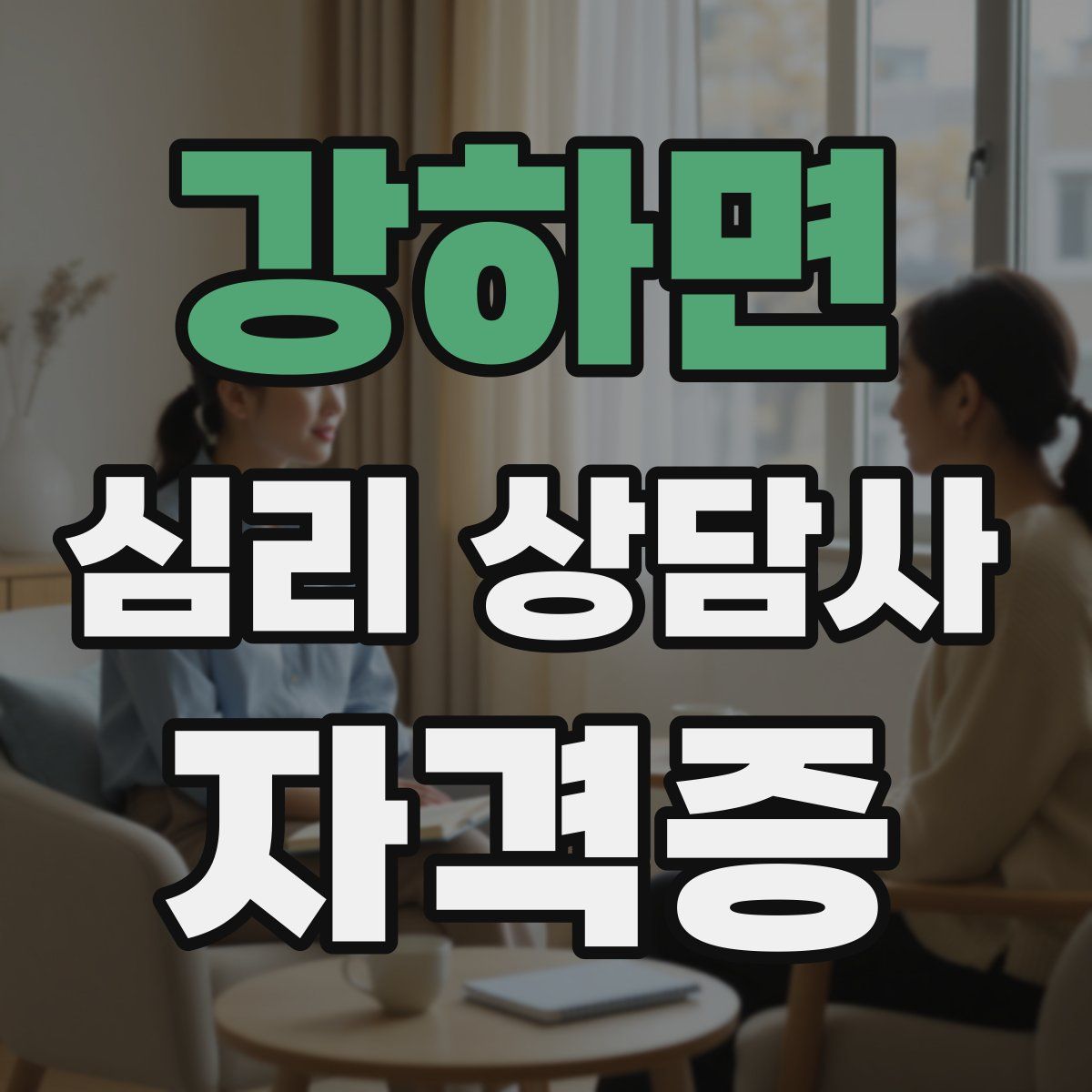 강하면 심리 상담사 자격증