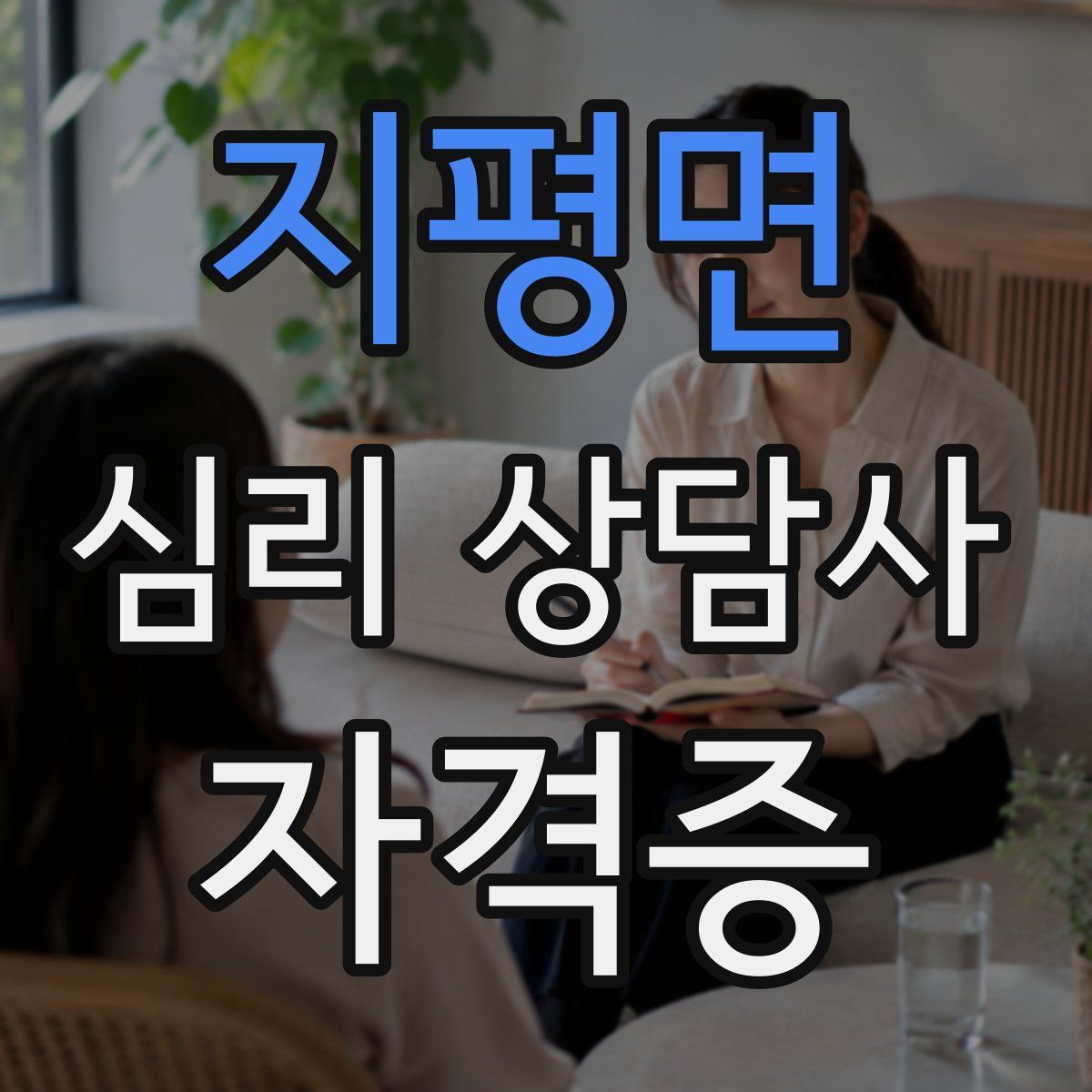 지평면 심리 상담사 자격증